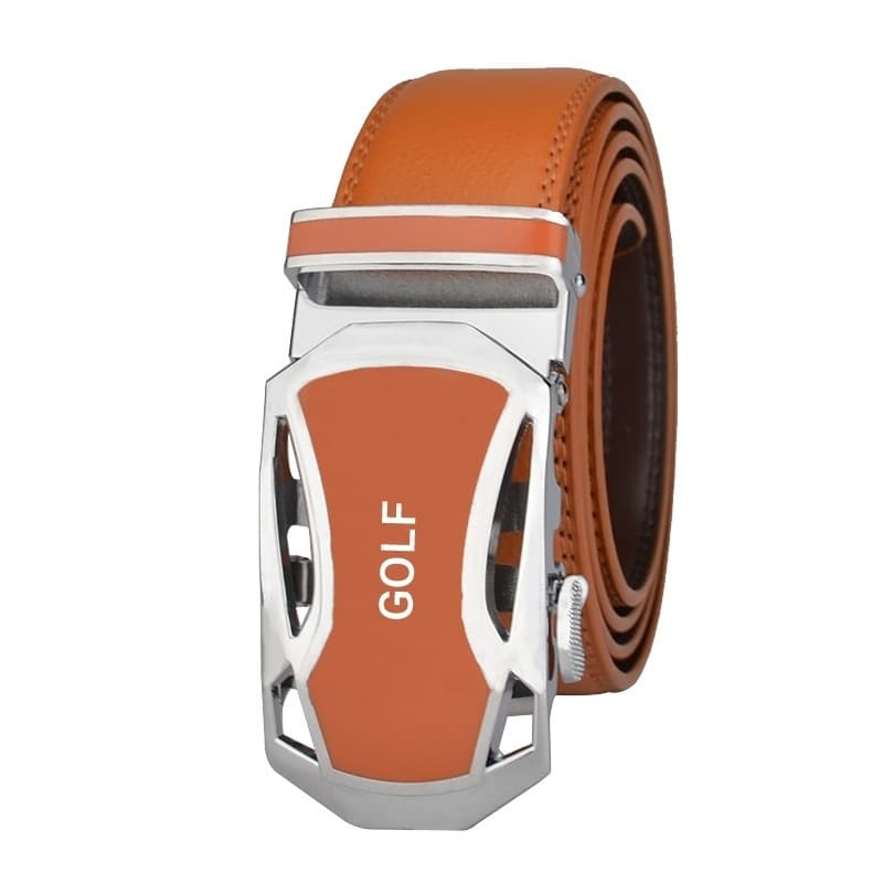 골프(GOLF) GOLF 골프 소가죽 5색 자동벨트 P855555, 브라운, 125cm, 1개