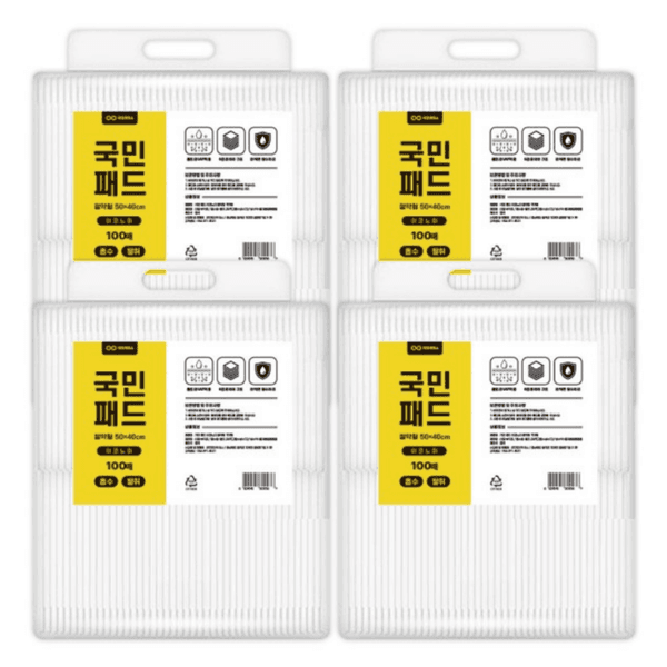 옐로우업 국민패드 이코노미 절약형 애견 배변패드, 20g, 400매
