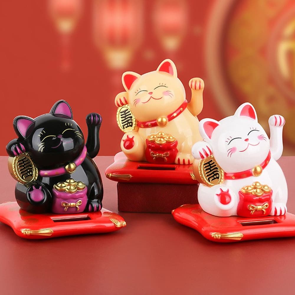 잇쉬 손 흔드는 복냥이, 화이트, 1개