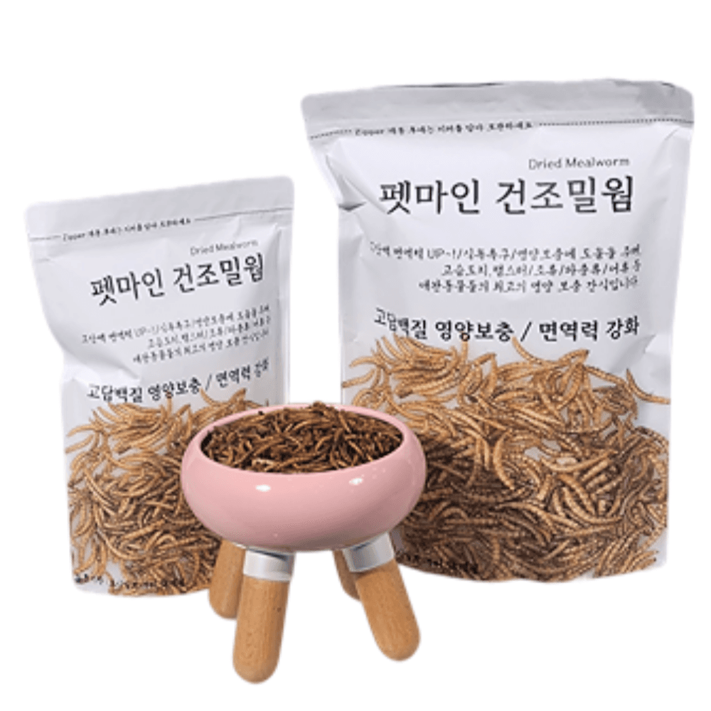 디케이시스템즈 펫마인 건조밀웜, 200g