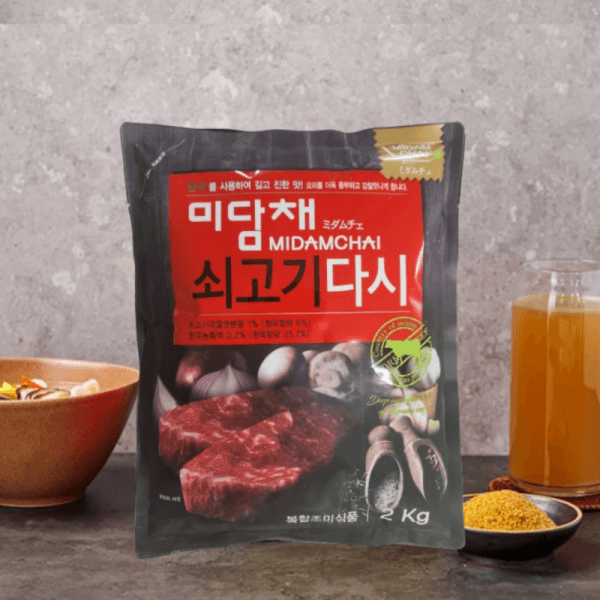주식회사 담담맘 다시다 쇠고기다시 2kg 대용량 프리미엄, 미담채 쇠고기다시 2kg X 1봉