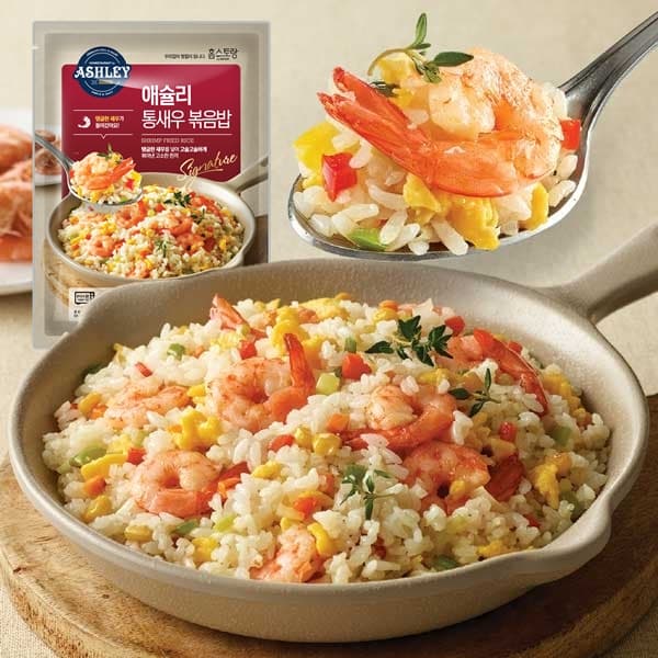 (주)이랜드팜앤푸드 애슐리 통새우 볶음밥, 280g, 6개입, 1개