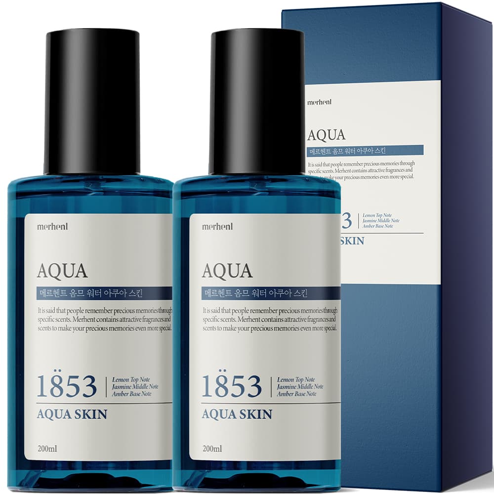 디에스엠인터내셔널주식회사 메르헨트 옴므 워터 아쿠아 스킨, 200ml, 2개