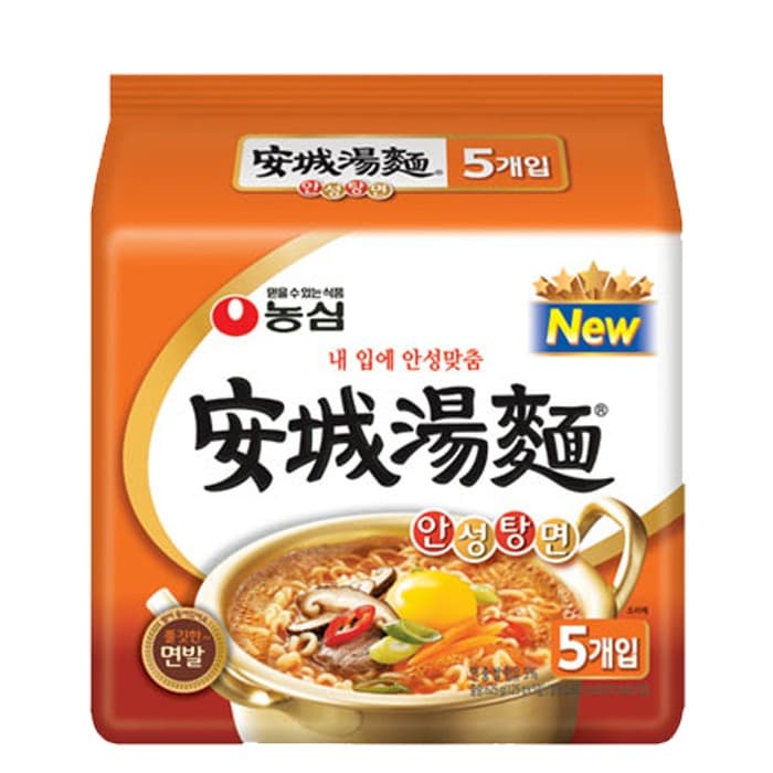 (주) 이카루스 농심 안성탕면, 125g, 5개
