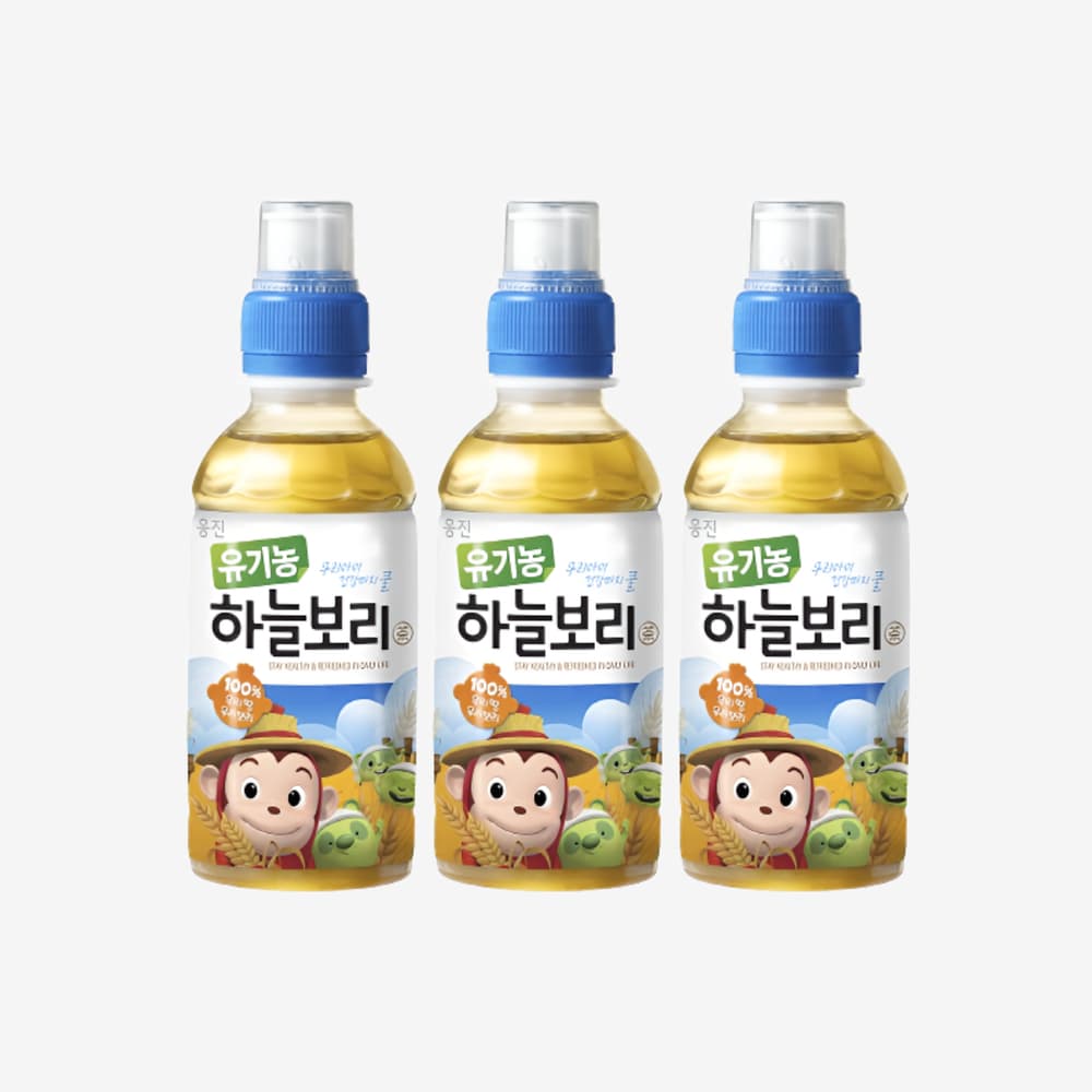 주식회사 유수유통 코코몽 유기농 하늘보리, 200ml, 24개