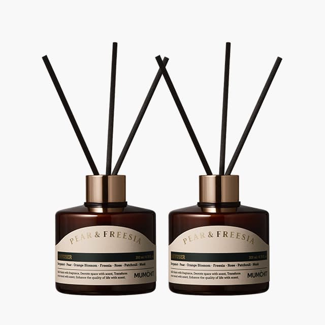주식회사 마인드디저트 멈칫 바이오톡스 디퓨저, 잉글리쉬페어앤프리지아, 200ml, 2개