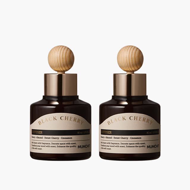 주식회사 마인드디저트 멈칫 바이오톡스 차량용 디퓨저, 블랙체리, 80ml, 2개