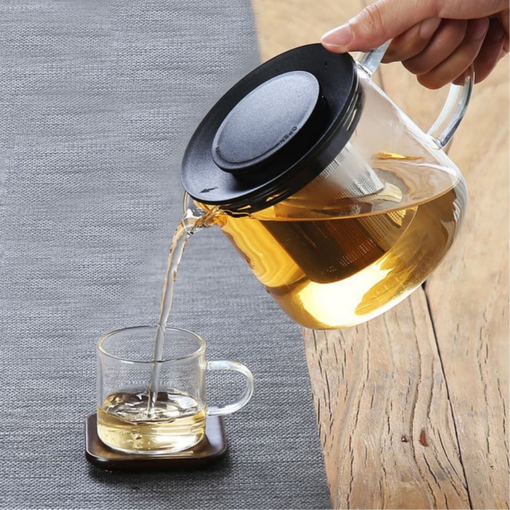 어코드(ACOD) 아마폴라 직화 내열 유리주전자 티포트, 1500ml, 1개