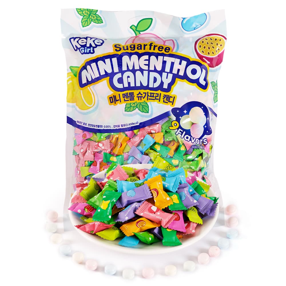 이멕스무역(주) 미니 멘톨 슈가프리 캔디, 1kg, 1개