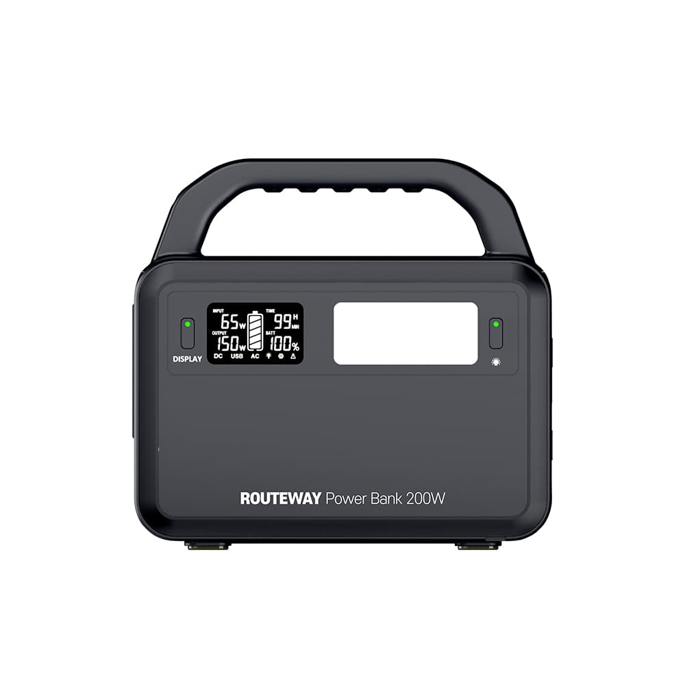 주식회사포유디지탈 루트웨이 파워뱅크 200W PB205W, 블랙