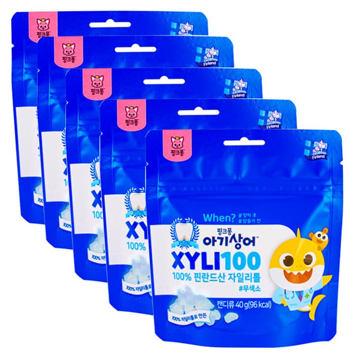 핑크퐁 아기상어 자일리100, 40g, 5개 가격 비교 (주) 태양생활건강 핑크퐁 아기상어 자일리100, 40g, 5개