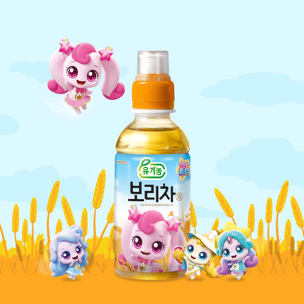 캐치 티니핑 유기농 보리차, 200ml, 24개 가격 비교 웅진식품 (주) 캐치 티니핑 유기농 보리차, 200ml, 24개